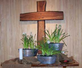 Lenten altar